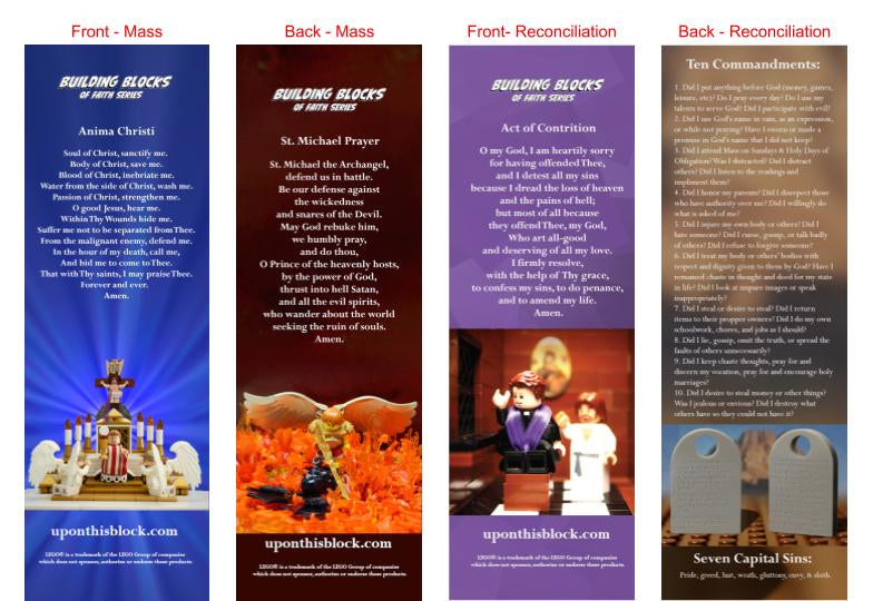 Double-sided Bookmarks (Mass or Reconciliation - individual & bulk options)