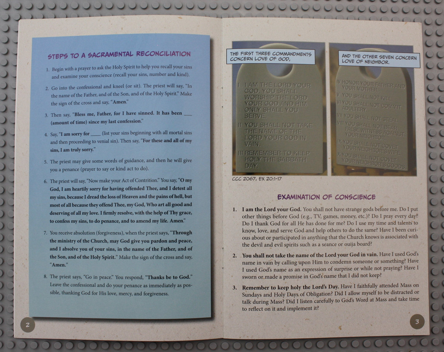 A Pocket Guide to Sacramental Reconciliation- 12 page Book