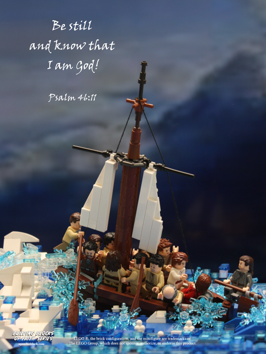 18"x24" Poster The storm on the Sea of Galilee Rembrandt Replica Sacred Scripture Poster